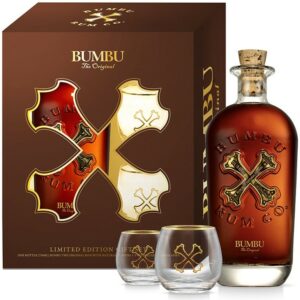 Bumbu Rum 40% 0,7 l (darčekové balenie 2 poháre)