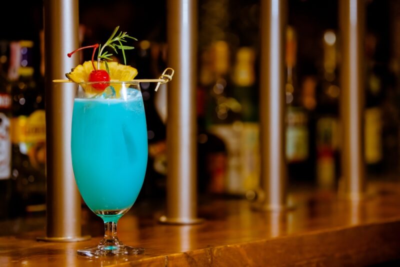 Drink Blue Hawaiian