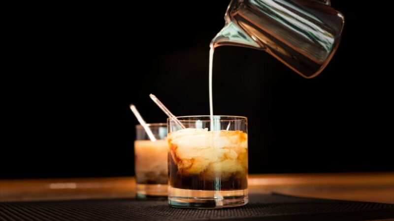 White Russian drinky