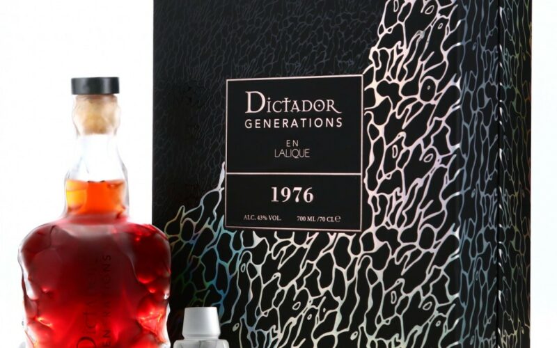 Rum DICTADOR 1976 GENERATIONS EN LALIQUE 43% 0,7L