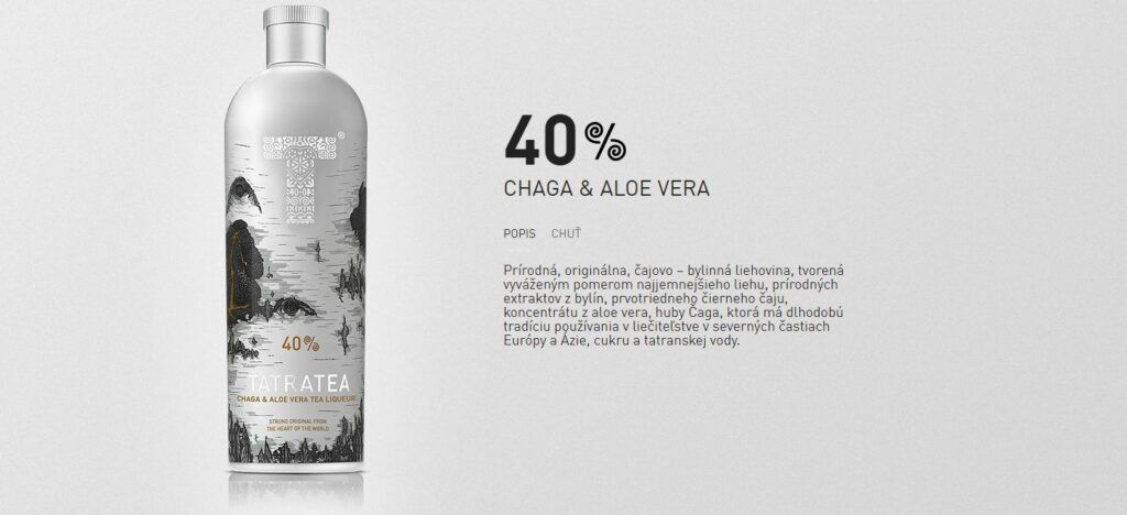Tatratea - limitovaná séria Chaga a Aloe vera