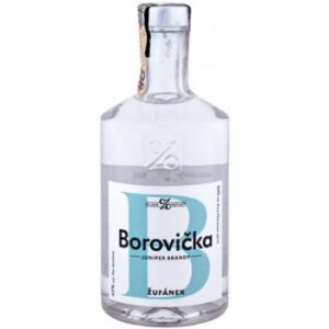 Borovička Žufánek 45% 0,5 l (čistá fľaša)