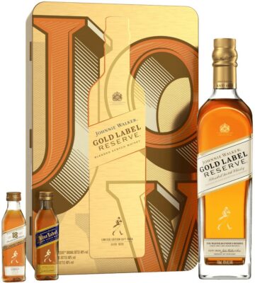 Johnnie Walker Gold Label Reserve 40% 0,7 l + Johnnie Walker Blue Label 40% 0,05 l + Johnnie Walker 18y 40% 0,05 l (set)