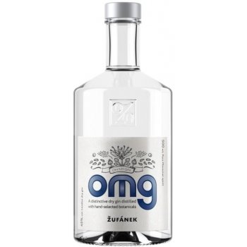 Žufánek Omg Gin 45% 0,5 l (čistá fľaša)