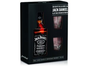 Jack Daniel’s 40% 0,7L s 2 pohármi