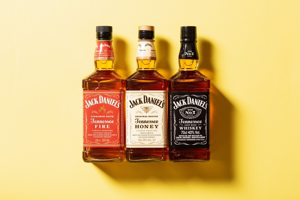 Jack Daniel´s fľašky