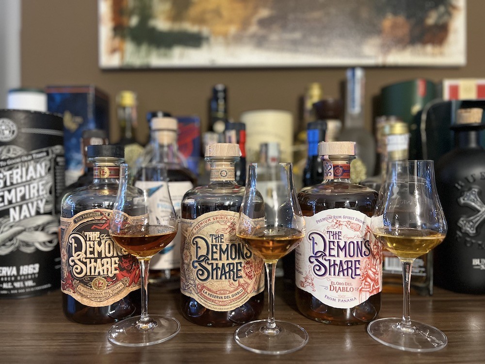 farba rumov The Demon’s Share - 12, 6, 3 ročné