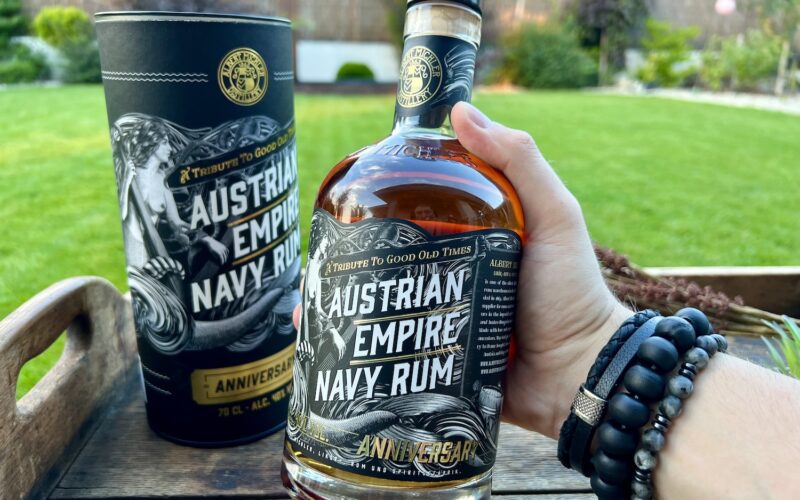 Austrian Empire Navy Anniversary detail fľaše