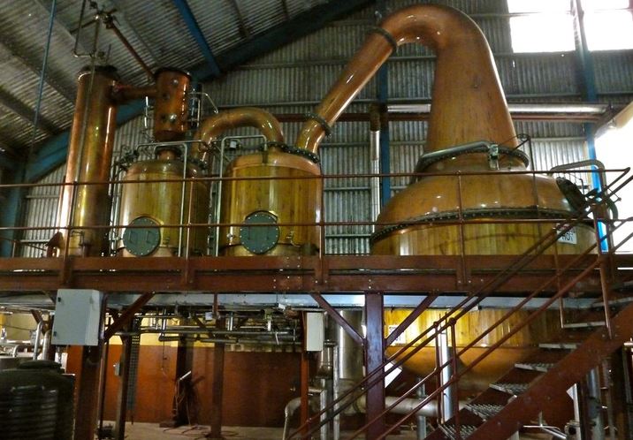Worthy Park distillery - pott stil Forsyth