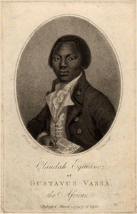 Olaudah Equiano - portrét (Daniel Orme, podľa W. Dentona, Londýn 1789)