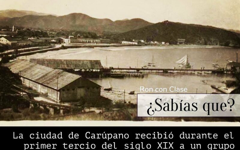 Carúpano v roku 1888, mesto kde sídlila Hacienda Altamira