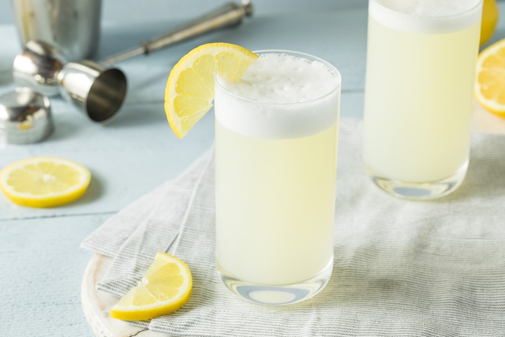Gin fizz recept a príprava (3 minúty) AlkoTip.sk