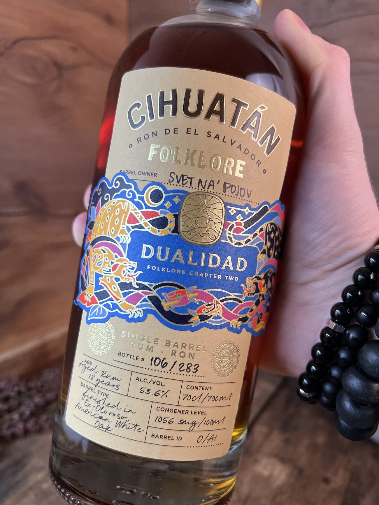 Cihuatán Folklore Dualidad detail prednej etikety