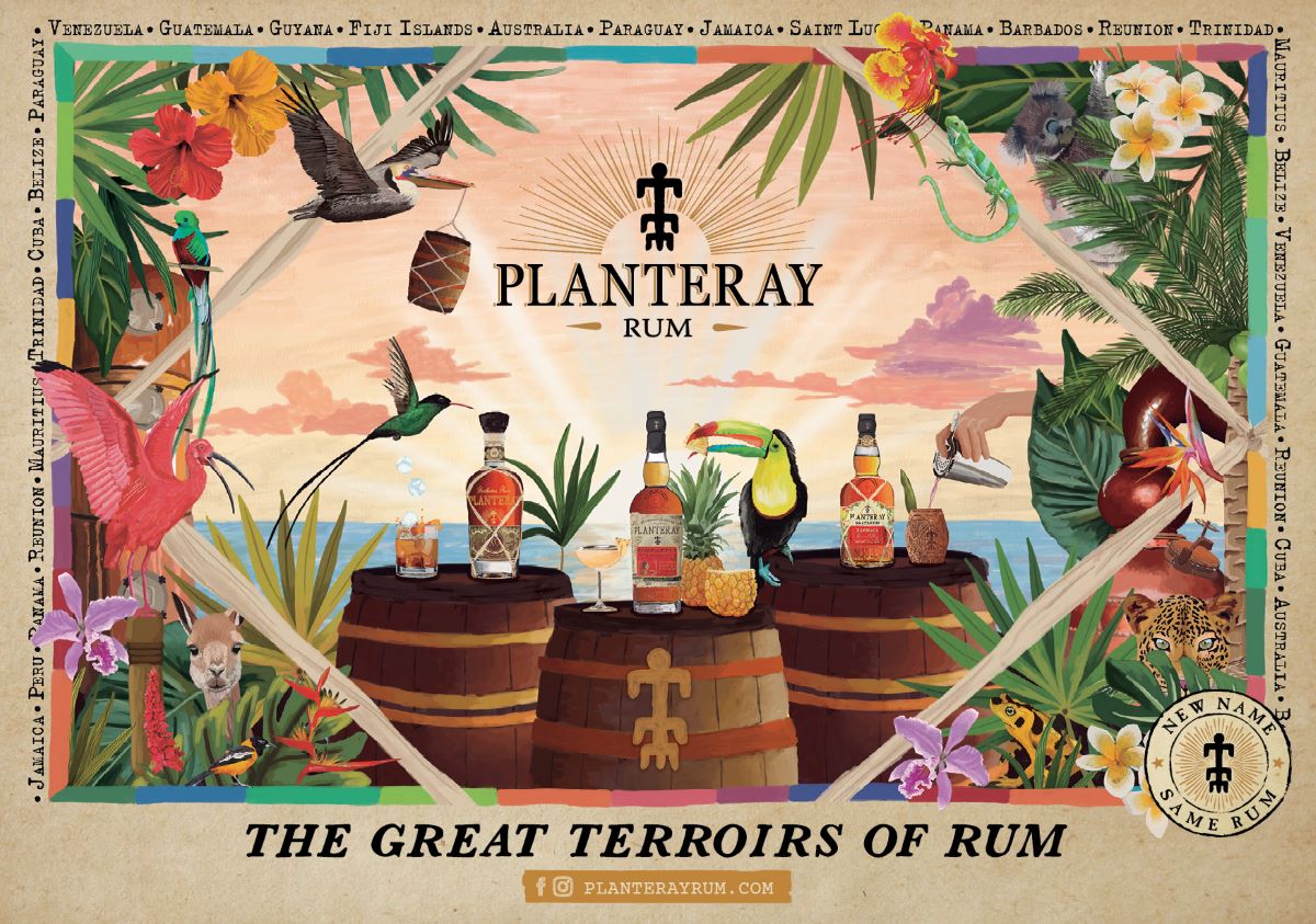 Planteray Rum - obrázok, zmena názvu značky Plantation rum