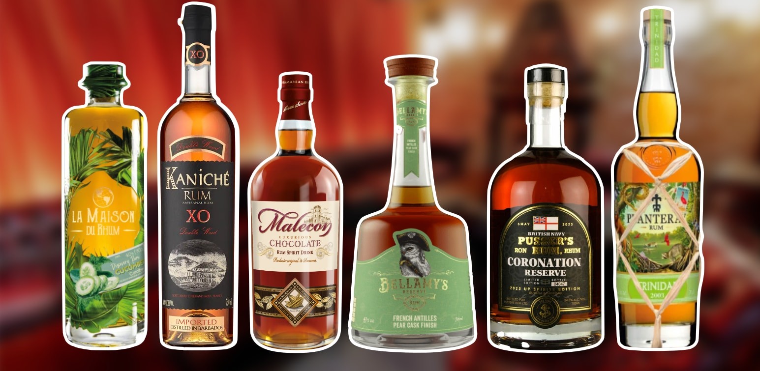 6 rumov, degustácia AlkoTip Bratislava