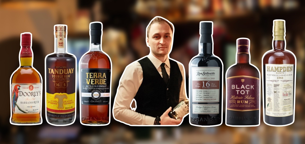 6 rumov, degustácia Nitra