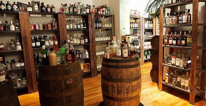 Rum Depot - predajňa s liehovinami v Berlíne