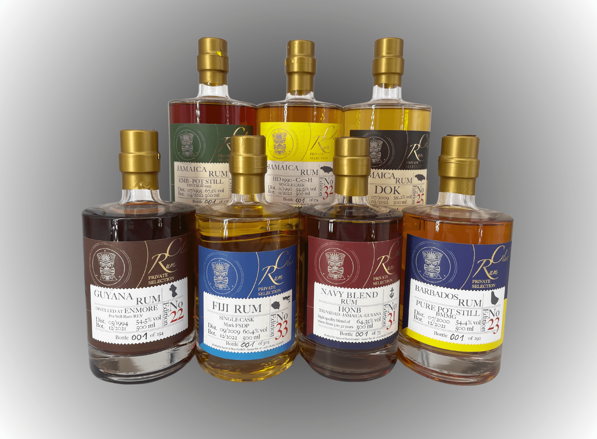 RumClub Private Selection - zbierka rumových single caskov
