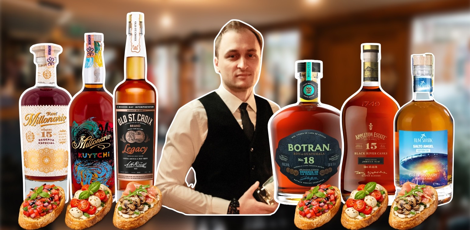 6 rumov, degustácia Piešťany