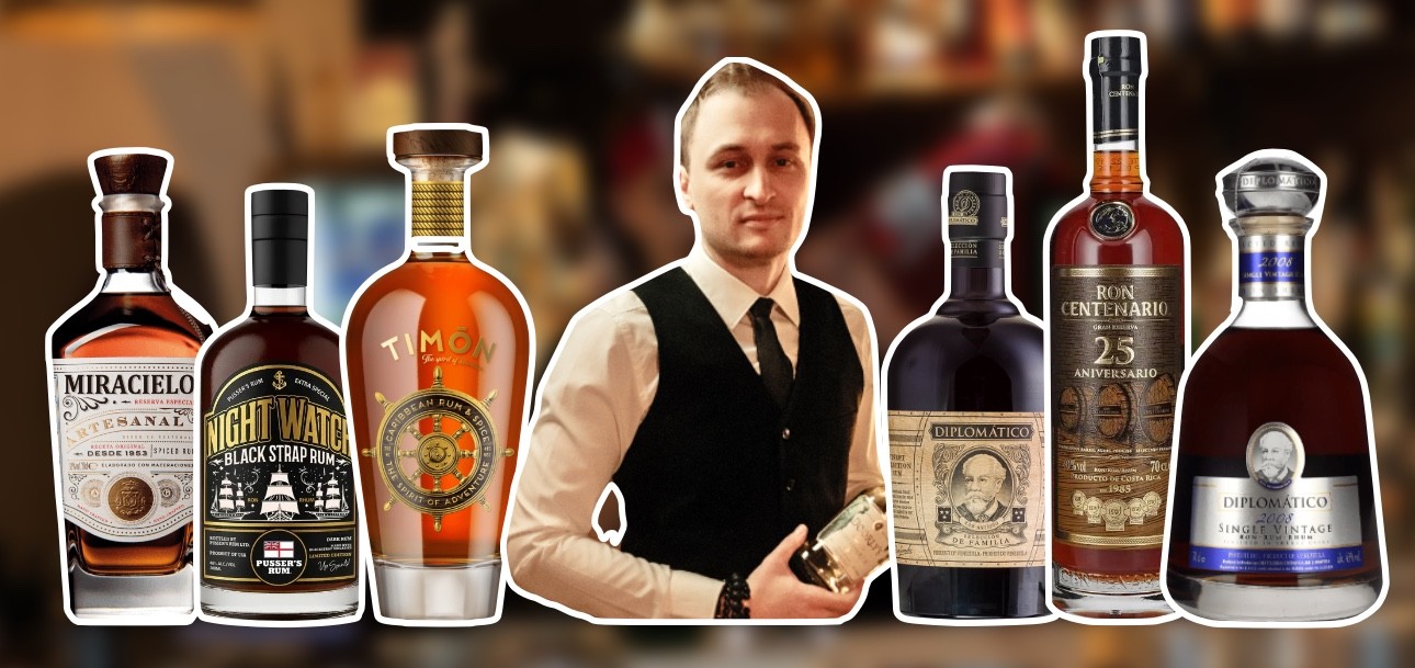 6 prémiových rumov
