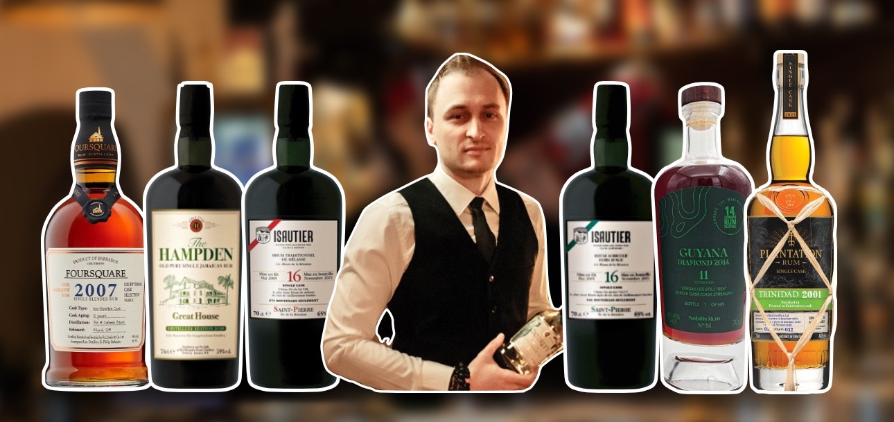 6 luxusných single cask rumov, limitiek, raritných edícií