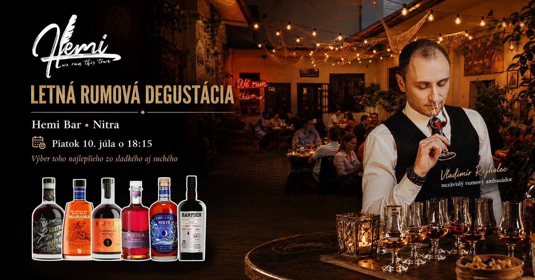 degustácia rumov Nitra